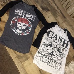 Rock n roll t shirt bundle